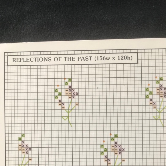 Cross Stitch Pattern Reflections of the Past Paula Vaughan Leaflet 471 Book 5 - Picture 6 of 6